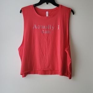 Guru G Active | Cropped Tank Top. Sz. XL